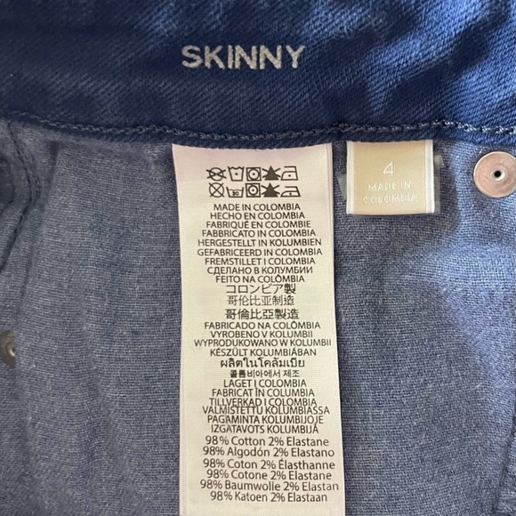 Michael Kors Women's Indigo Blue Skinny Stretchy Jeans Size 4 - Picture 3 of 9